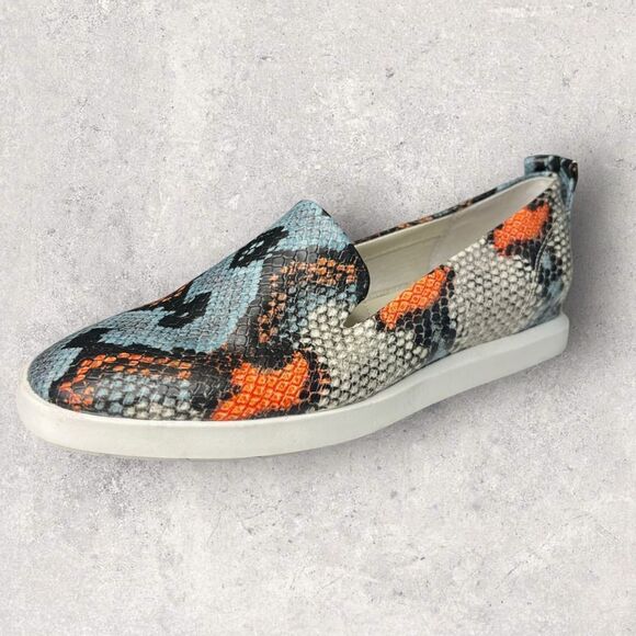 Franco Sarto Women’s Snake Print Slip on Flats Size 5 - Picture 1 of 11